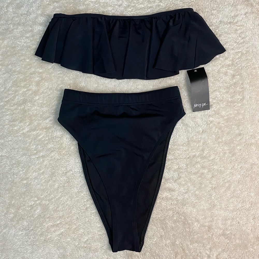 Nasty Gal Black Swimsuit
